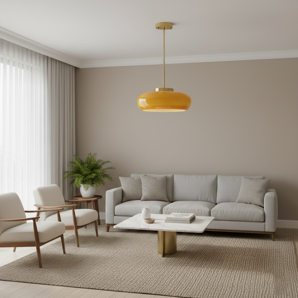 Shard Nordic Brass Glass Pendant Light T2073