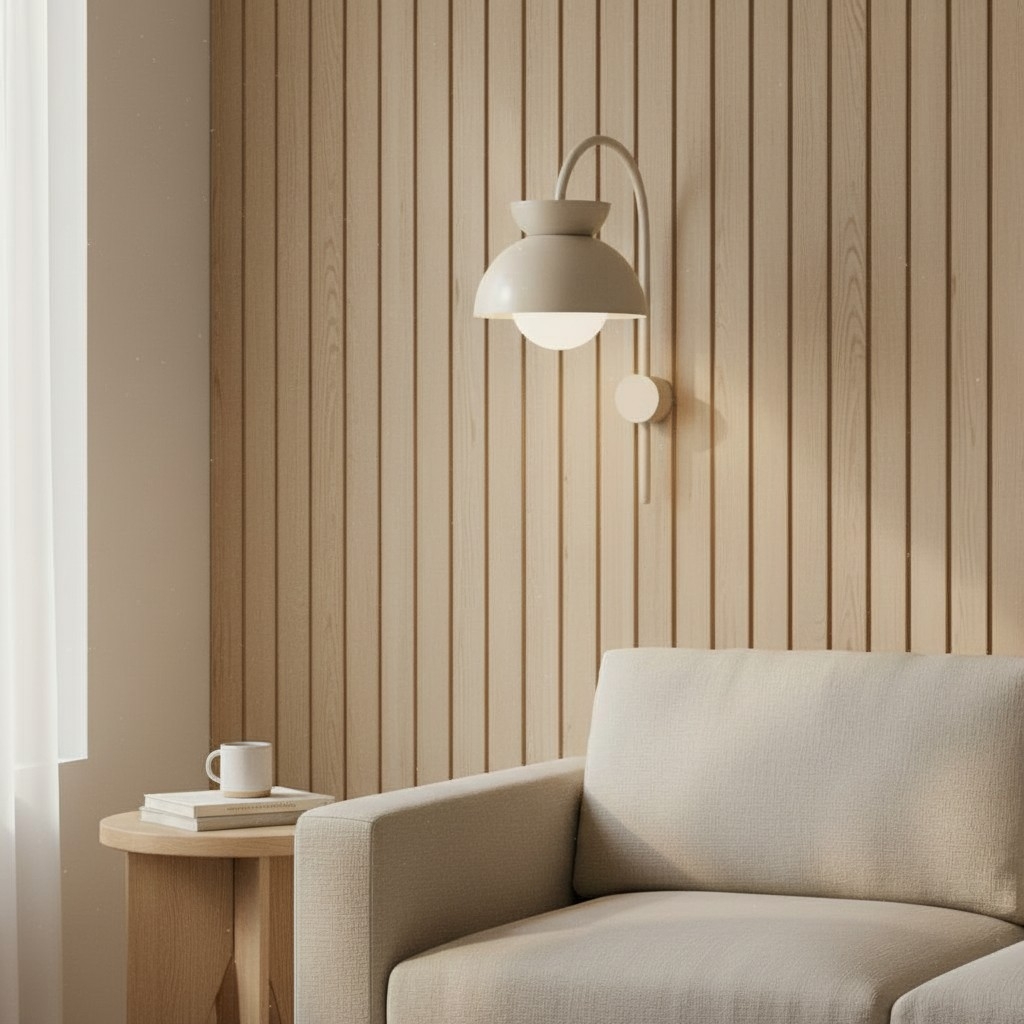 Aurelia Wall Lamp with Tiered Dome Design in Modern Metal for Bedroom or Hallway T788