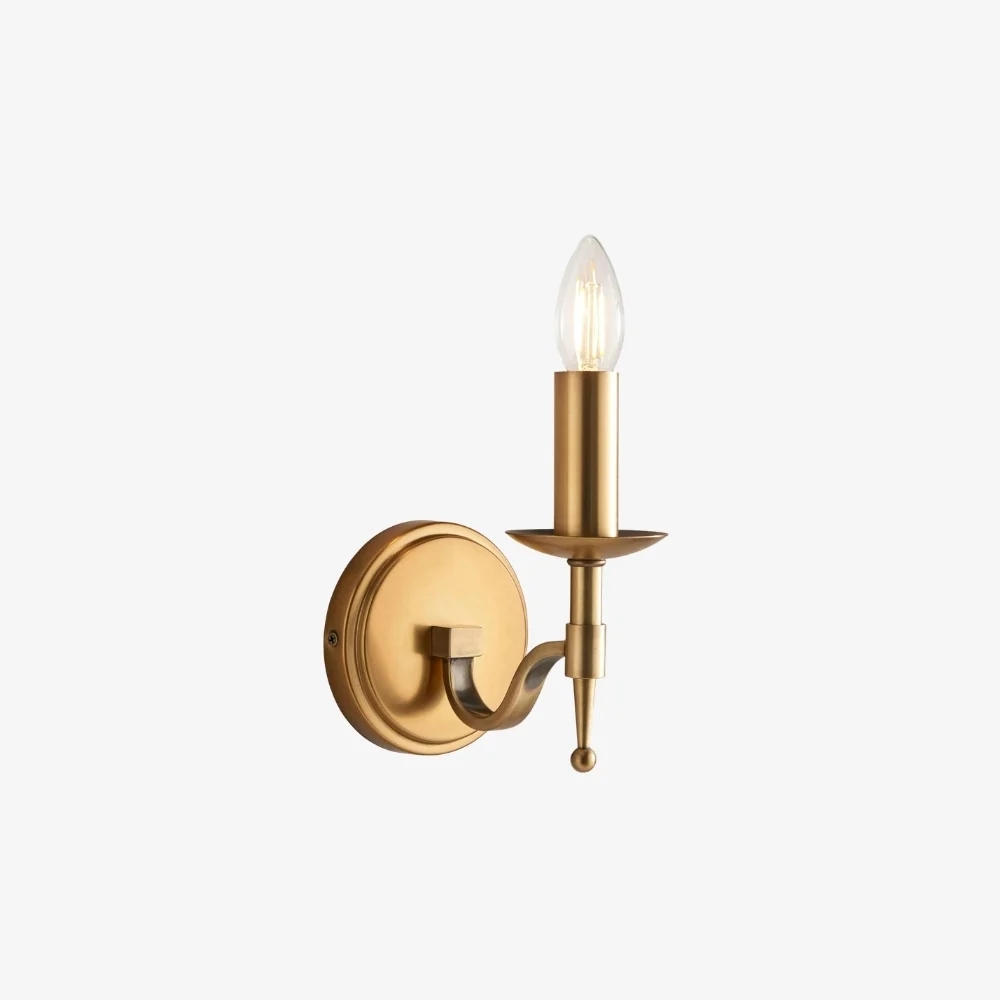 Tela Classic Wall Sconce Metal Wall Light - Elegant Wall Sconce Ideal for Hallway or Living Room T829