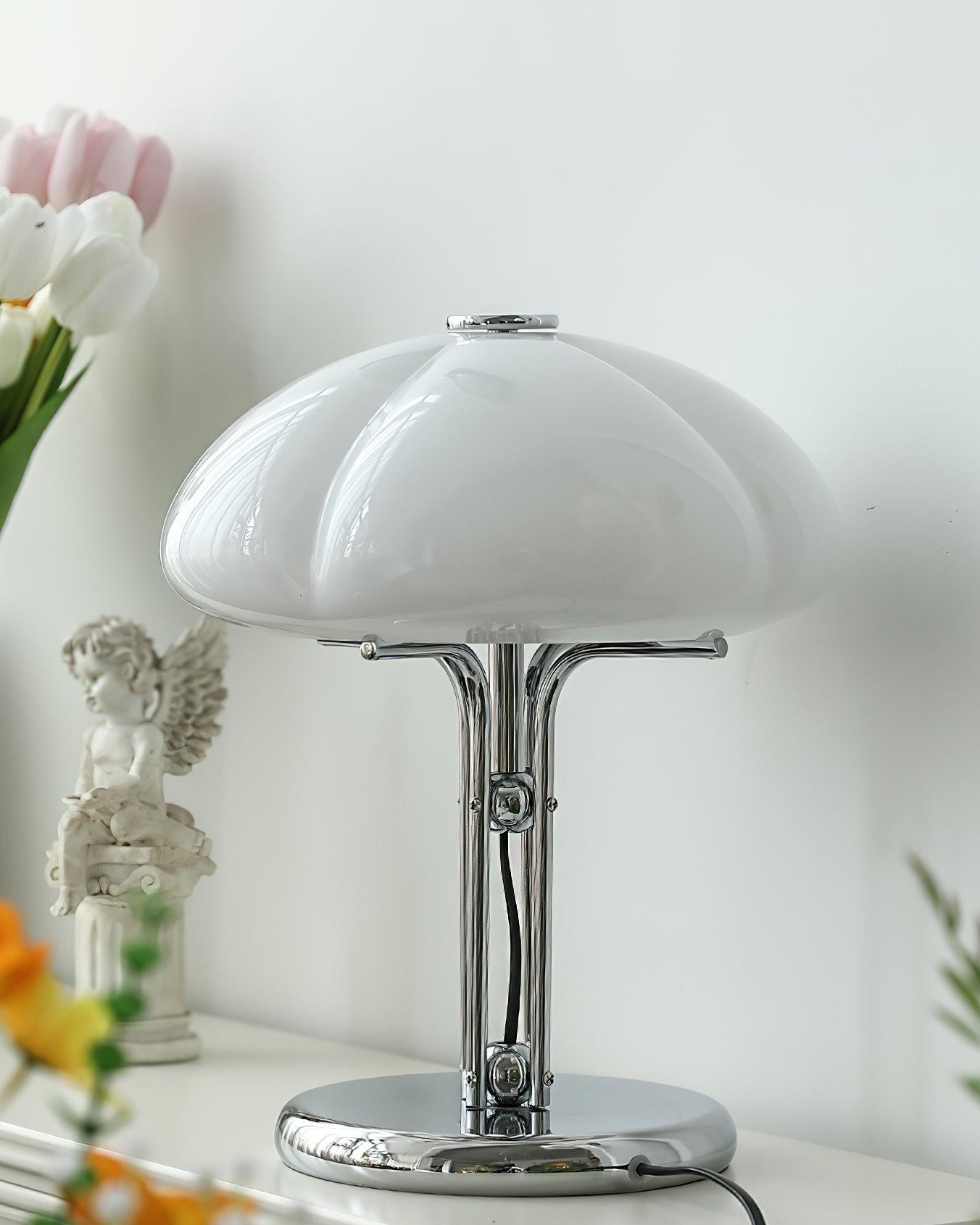 High-Grade Bedroom Bedside Mushroom Glass Table Lamp M175