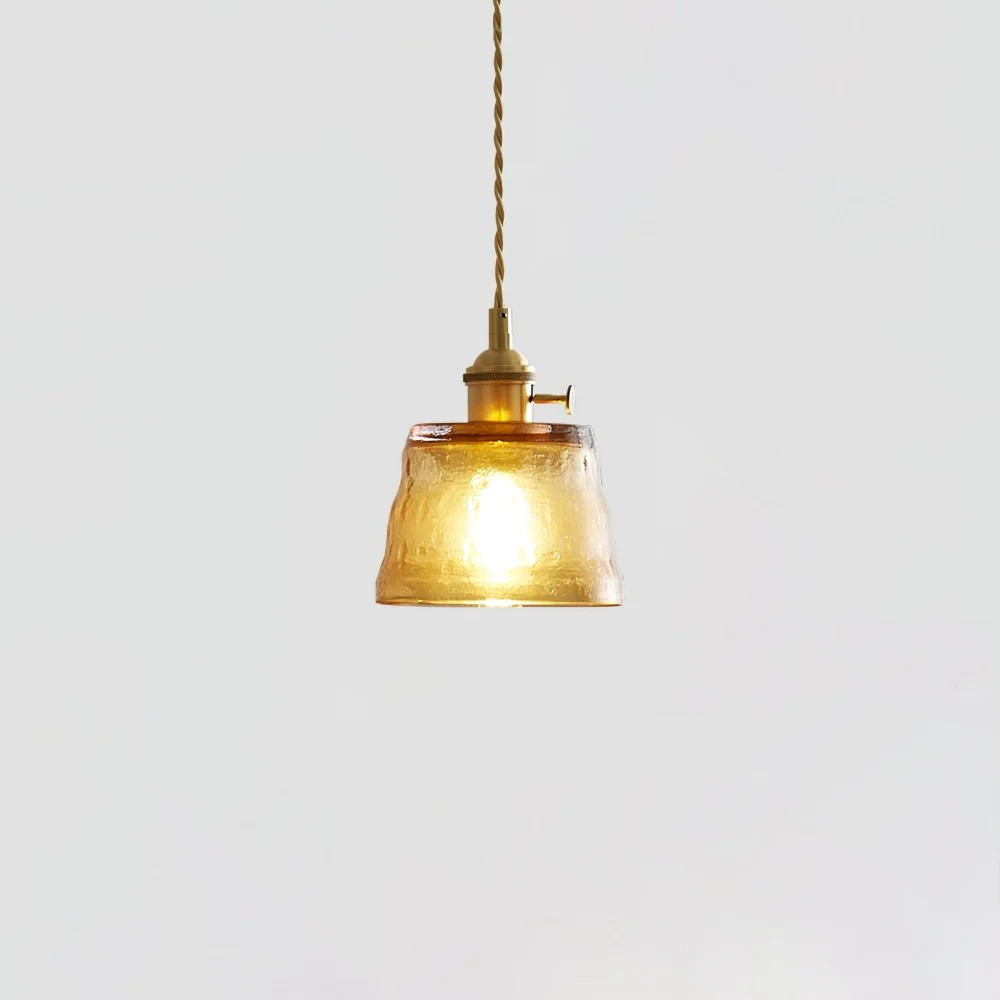 Nordic Cup Brass Glass Pendant Light S79