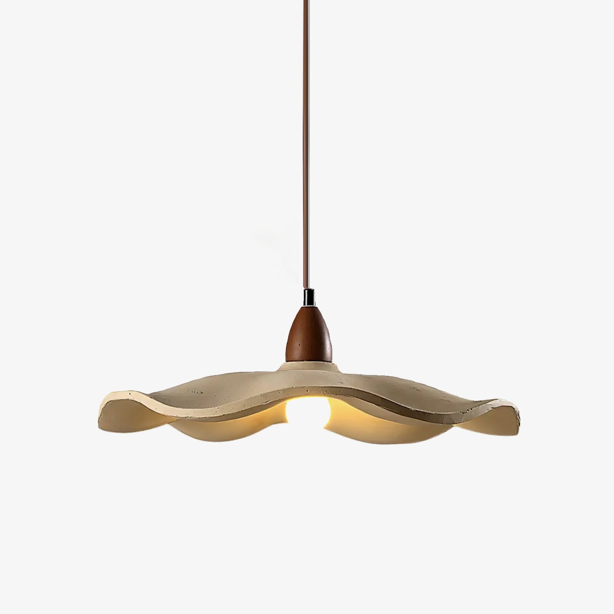 Japanese Wabi-Sabi Style Cement Wave Pendant Lamp M565