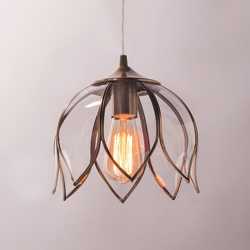 Retro Lotus Pendant Lamp T1806