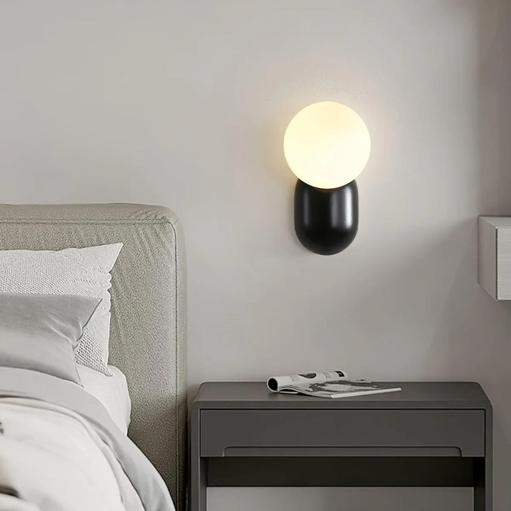 Luma Nordic Glass Orb Wall Light T2008