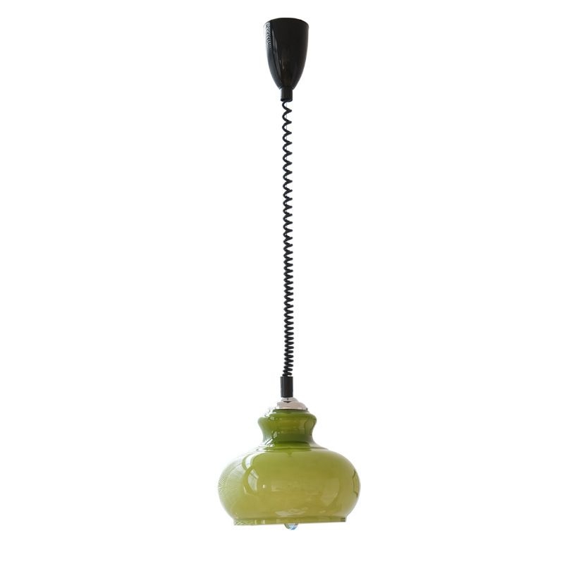 Lunea Nordic Adjustable Retro Cream Glass Pendant Light T2179