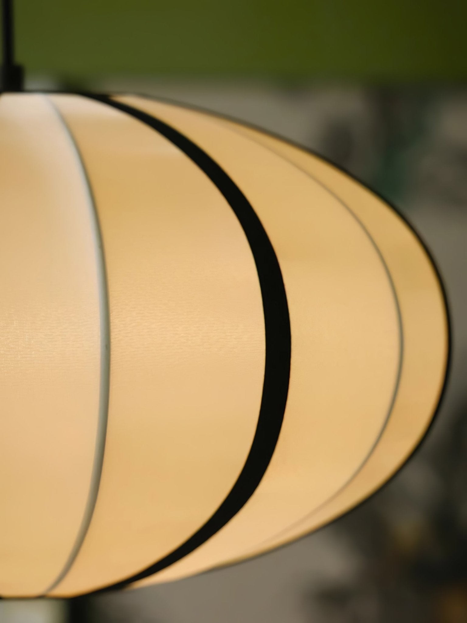 Vintage Silk Lantern Pendant Lamp M473
