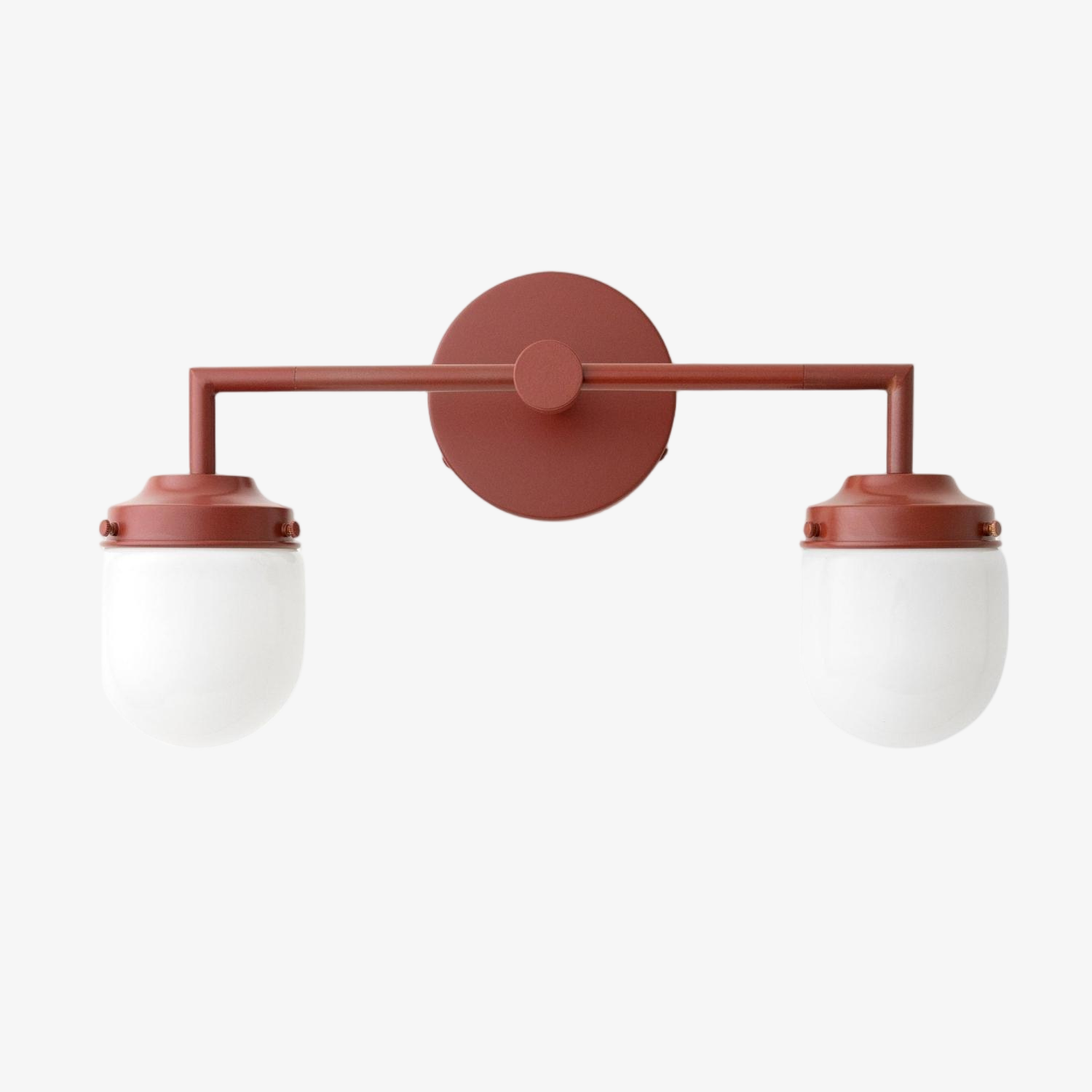 Opalume Glass Double Vanity Light - Vintage Style Bathroom Double Wall Lighting T303