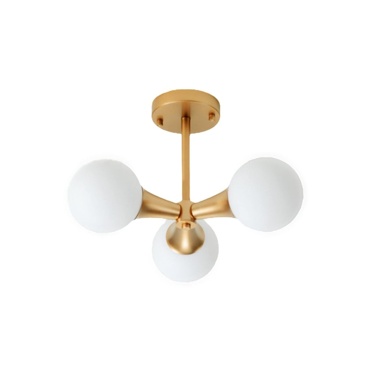 Mid Century Metal Globe Ceiling Lamp S132