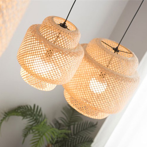 Inn Rattan Pastoral Zen Pendant Light