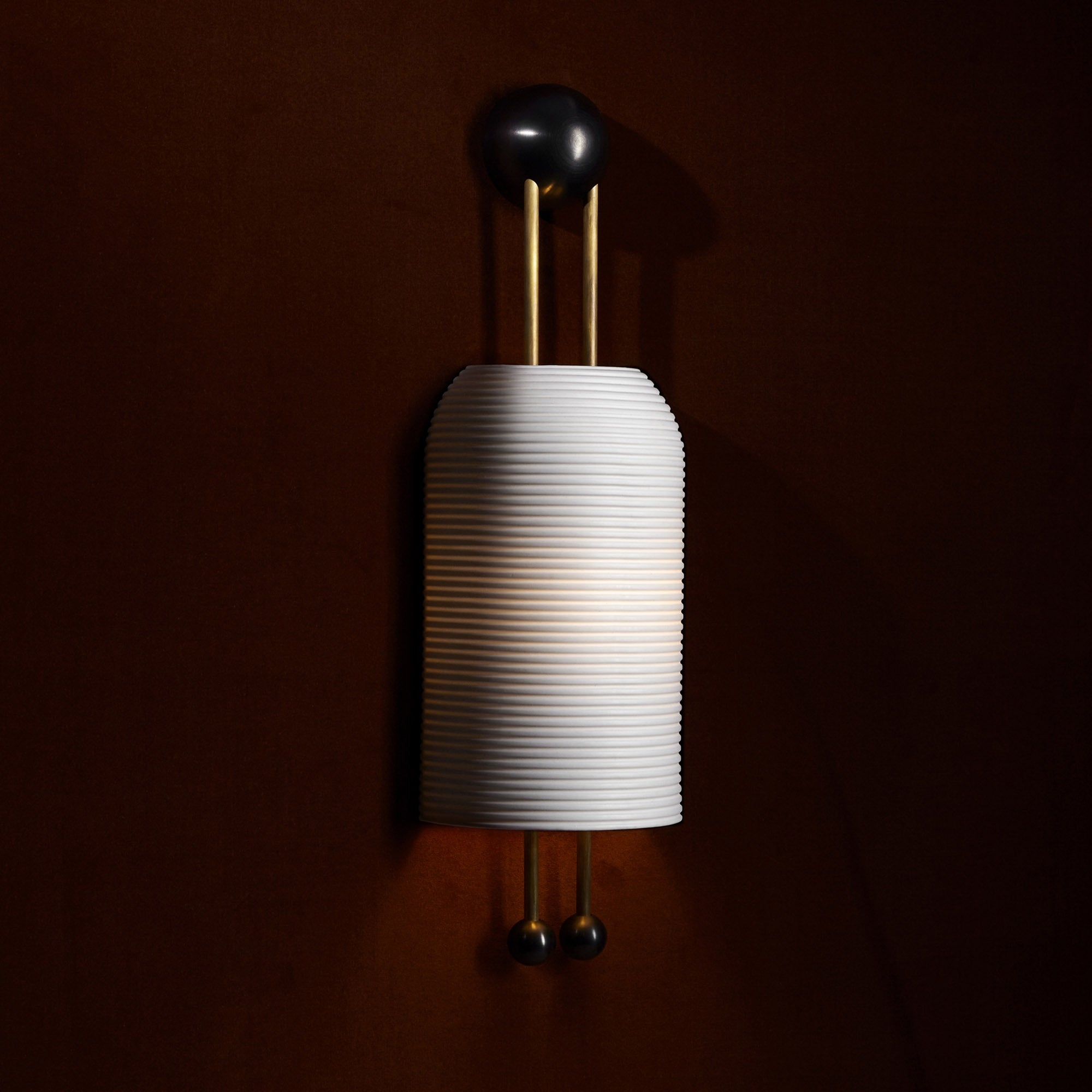 Lantern Glass Sconce T1702