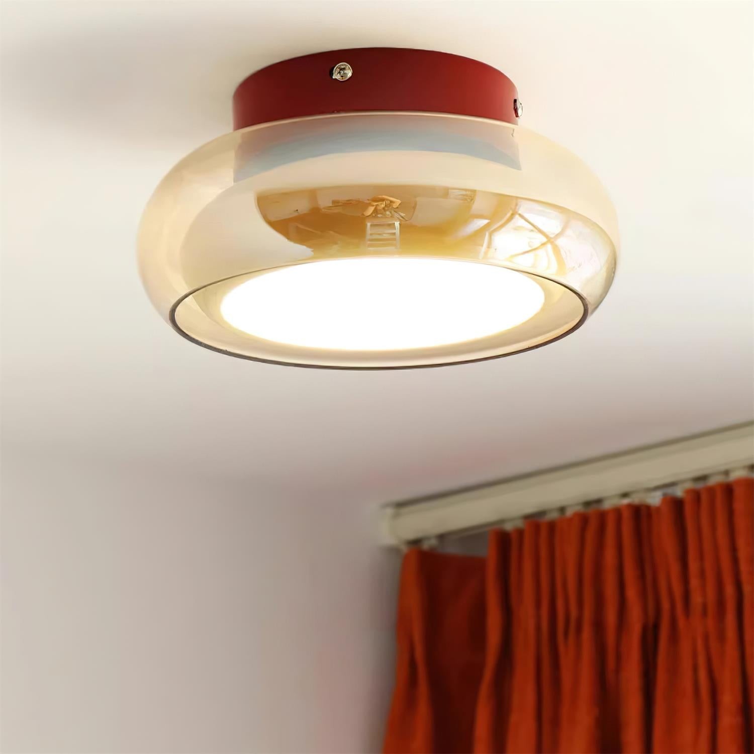 Atmospheric Simple Double Disc Ceiling Light M105