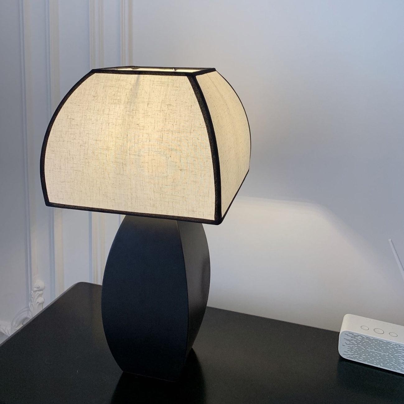 Retro Metal Mushroom Fabric Table Lamp M446