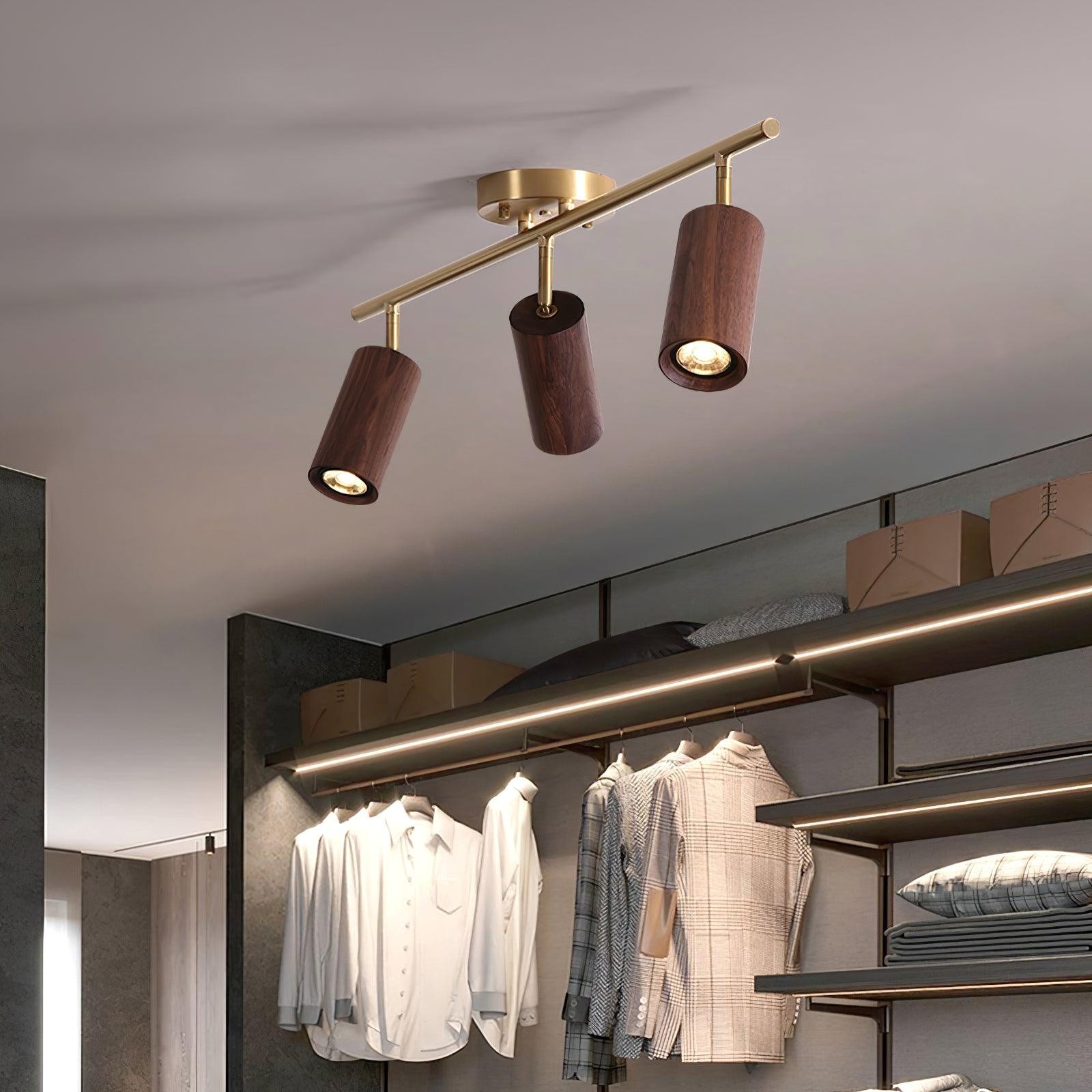 Fashion Wooden Modern Track Lighting M12
