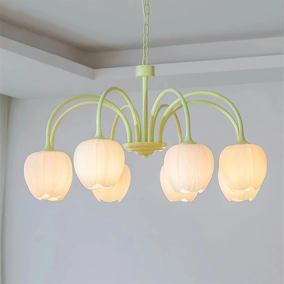 Tulip Matcha Chandelier T1588