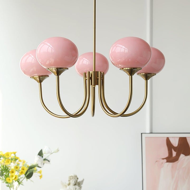 Bauhaus Glass Ball Marshmallow Chandelier S200