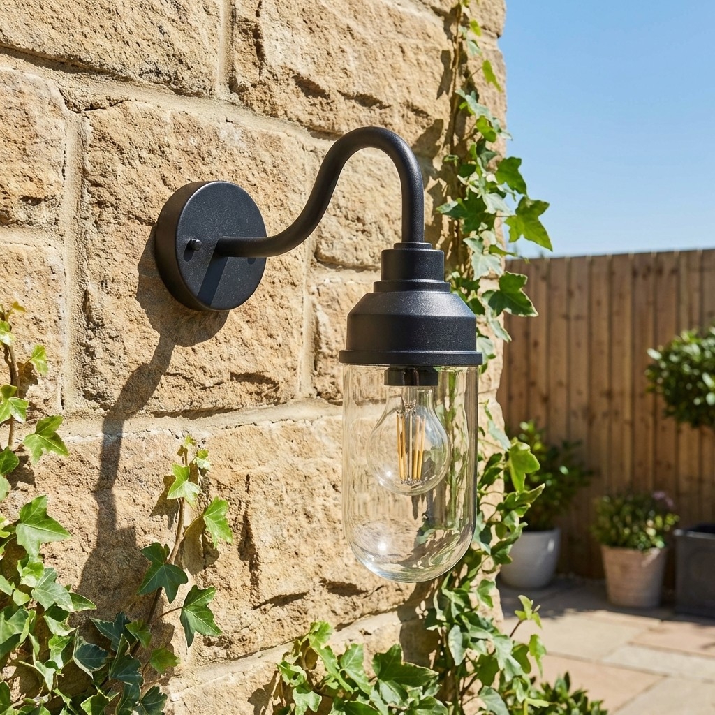 Trevanta Contemporary Outdoor Wall Light - Minimalist Lantern for Entryways & Facades T912