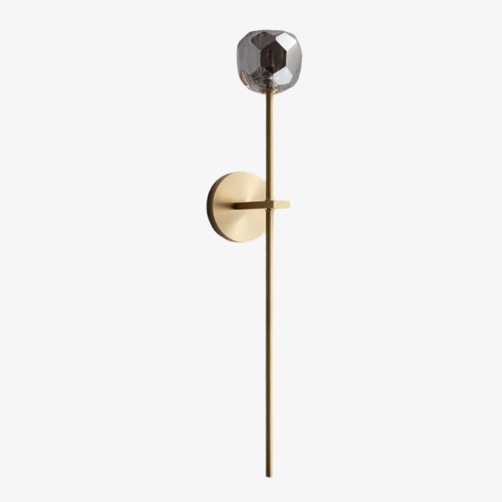 Luxury Crystal Wall Sconce - Brass Frame Modern Wall Light T453