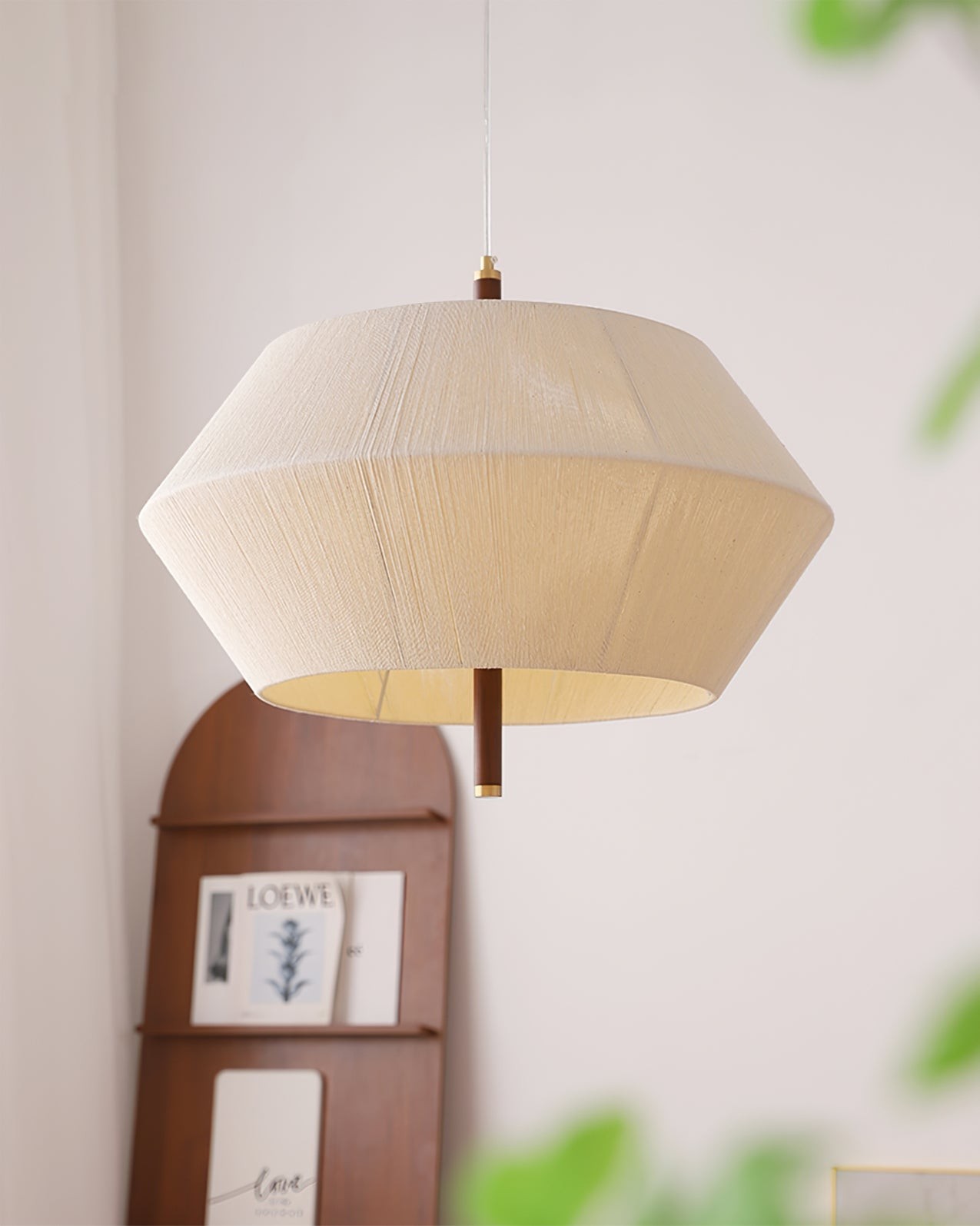 Japanese Wabi-Sabi Style Woven Fabric Pendant Lamp M10