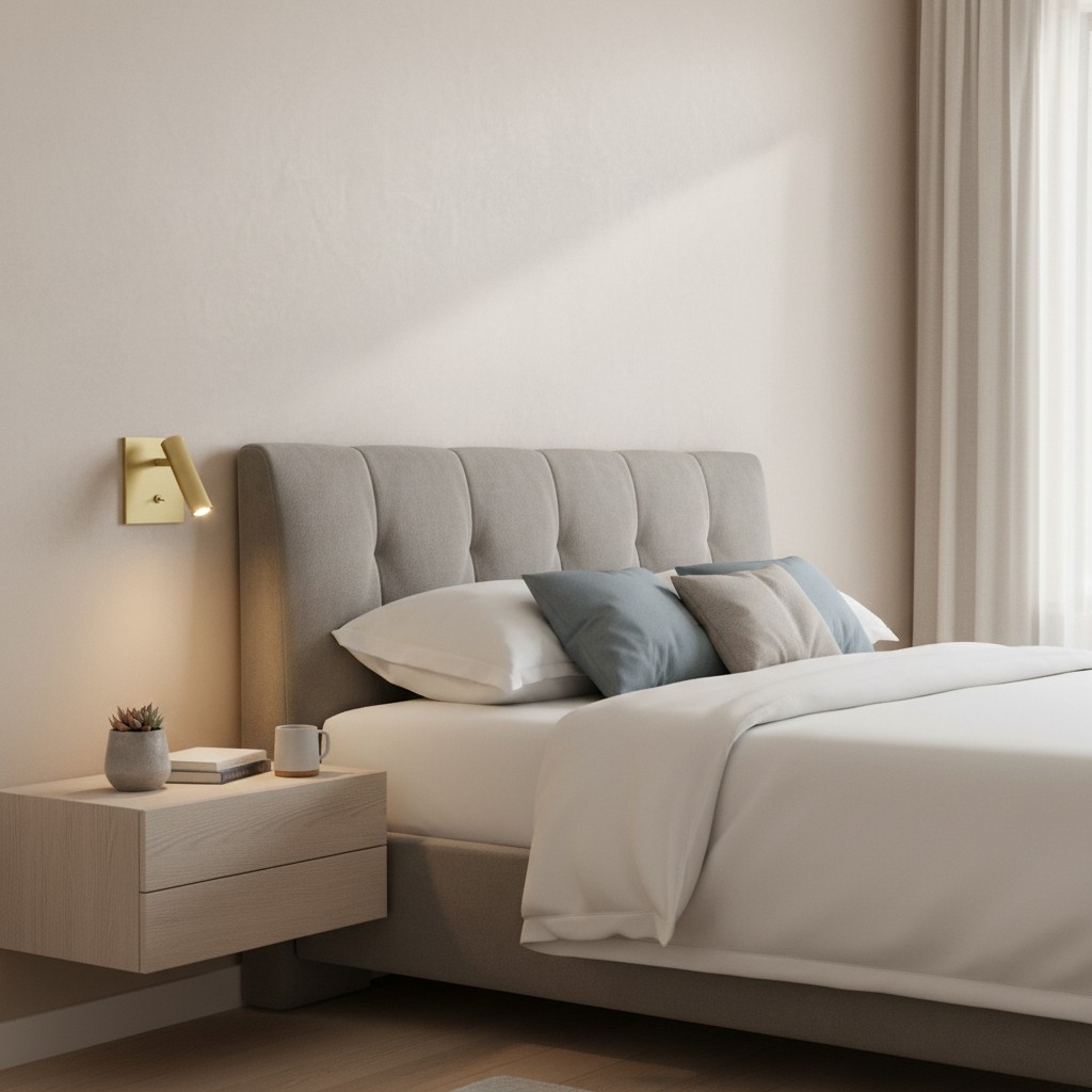 Slimlux Rotating Head LED Wall Sconce - Modern Minimal Wall Light for Bedroom T1164