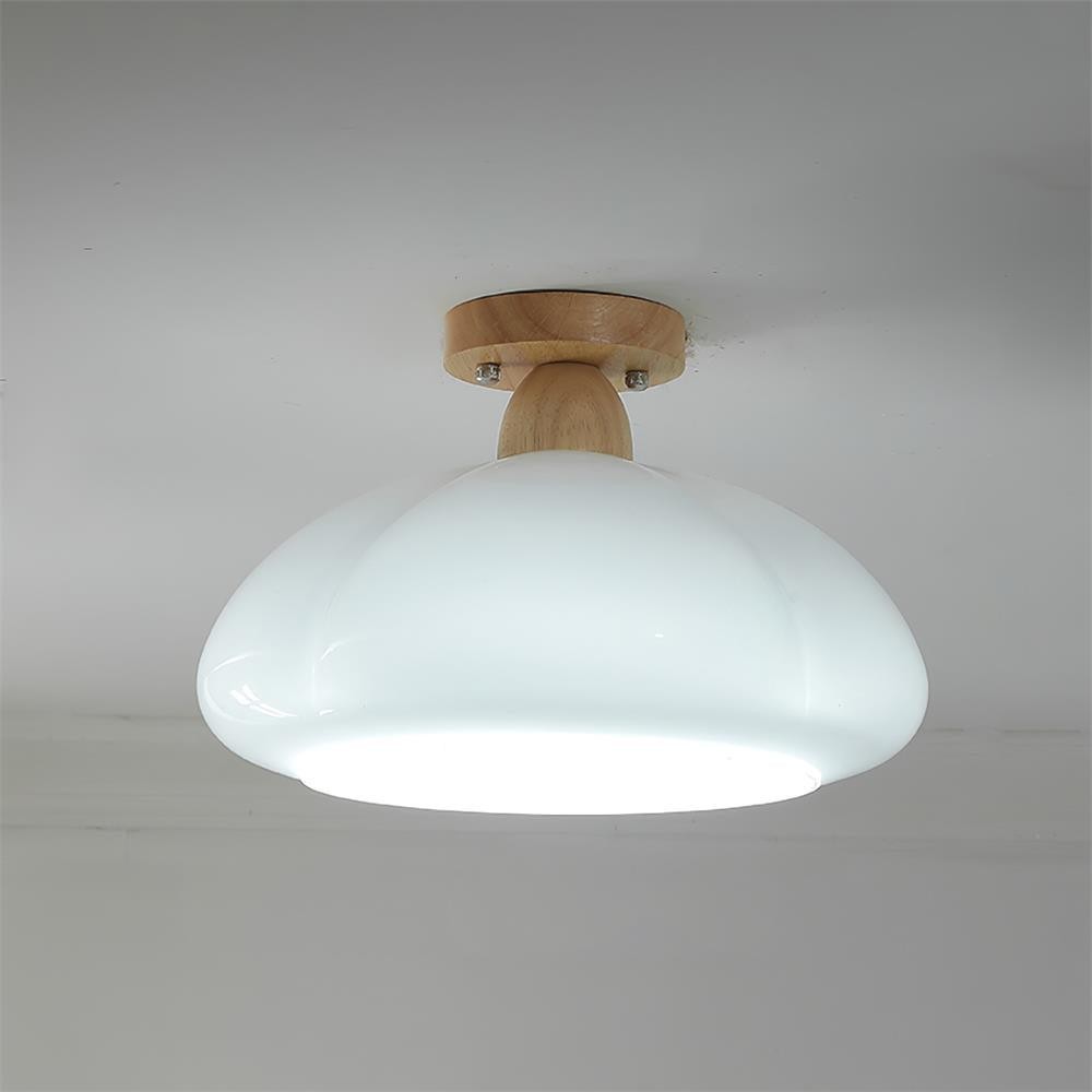 Pumpkin Glass Pendant Light For Kitchen M171