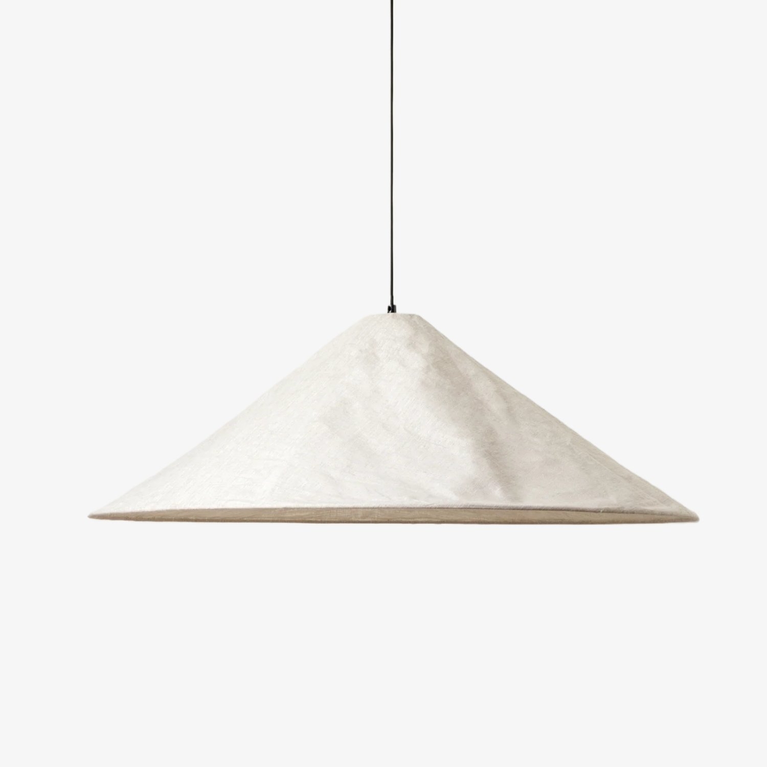 Zalen Textured Linen Pendant Lamp - Neutral Lighting for Living Room T649