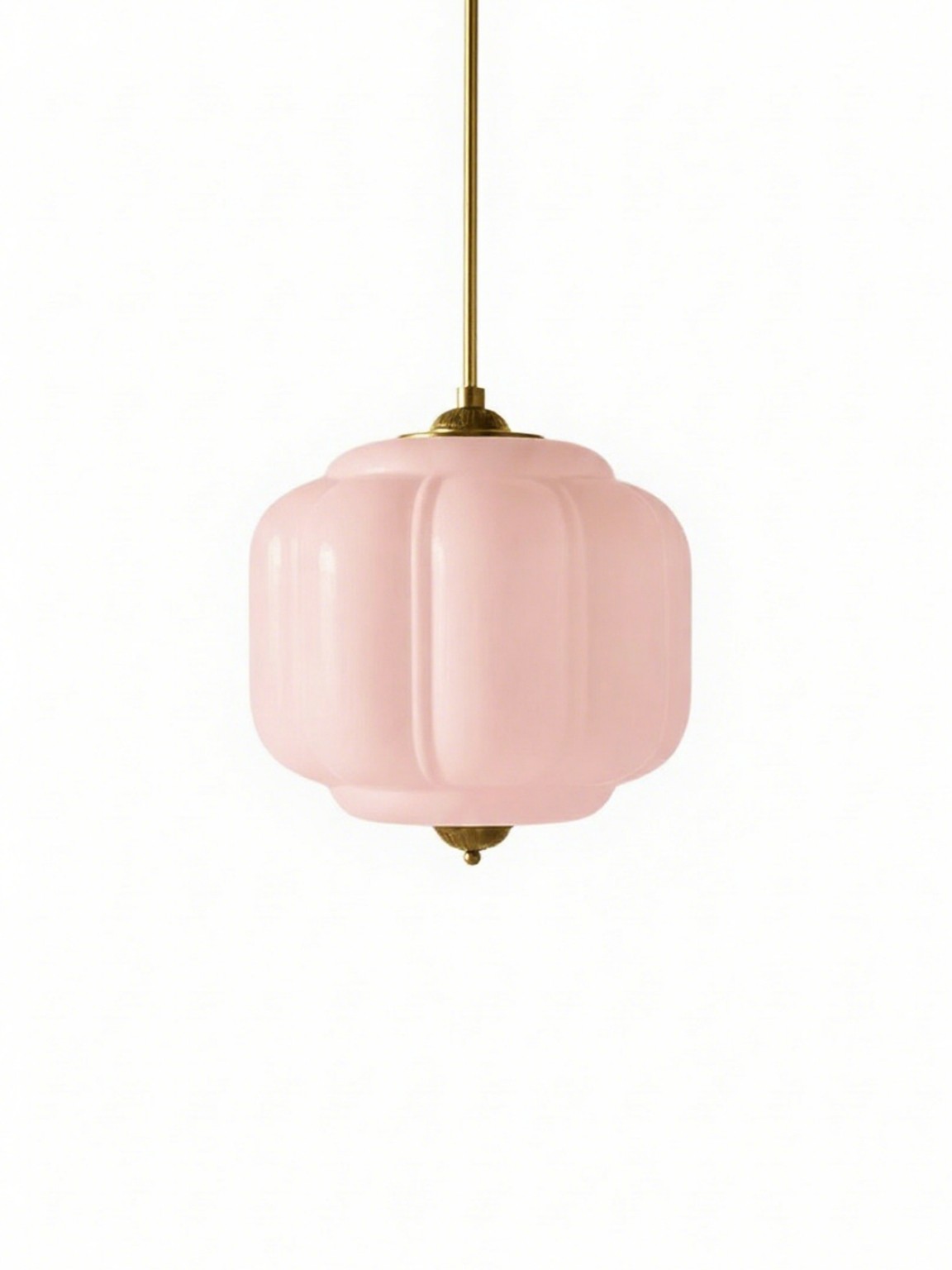 Eloise Vintage Milk Glass Pendant Light - Chic Retro Lighting for Dining Rooms S215