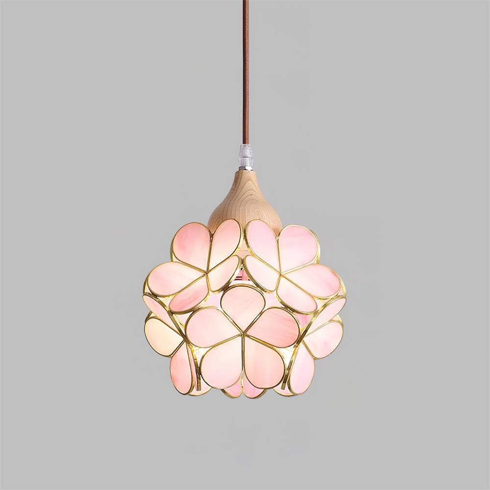 French Creative Pastoral Style Flower Pendant Light M136
