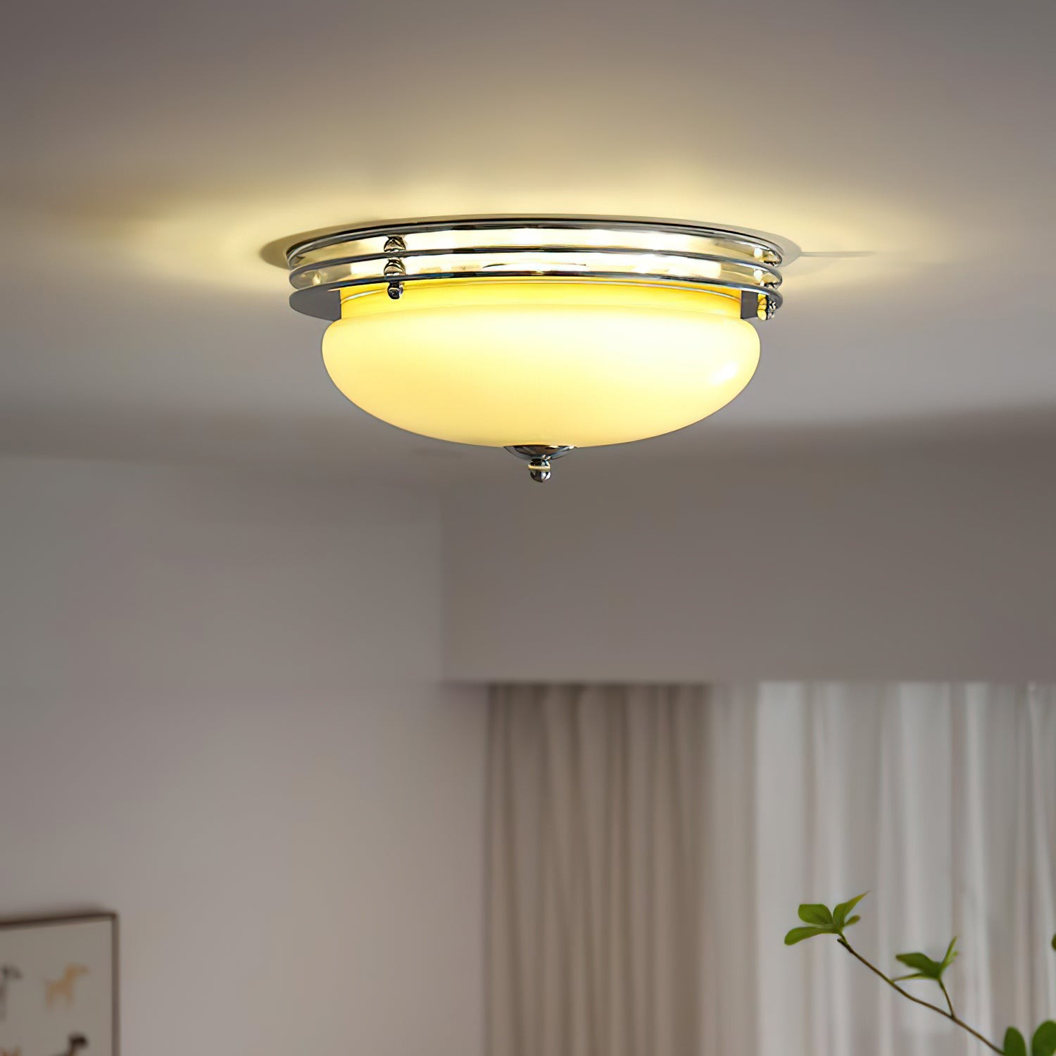Bauhaus Egg Tart Ceiling Light P034