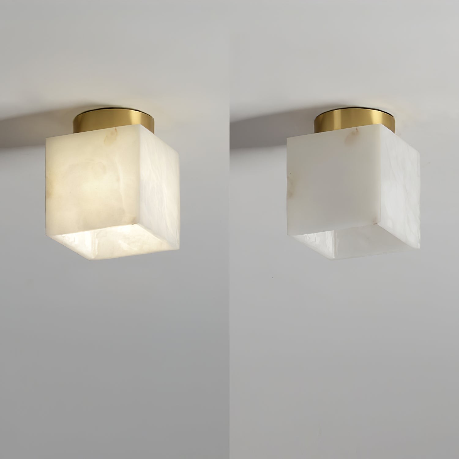 Moon Alabaster Ceiling Lamp M435