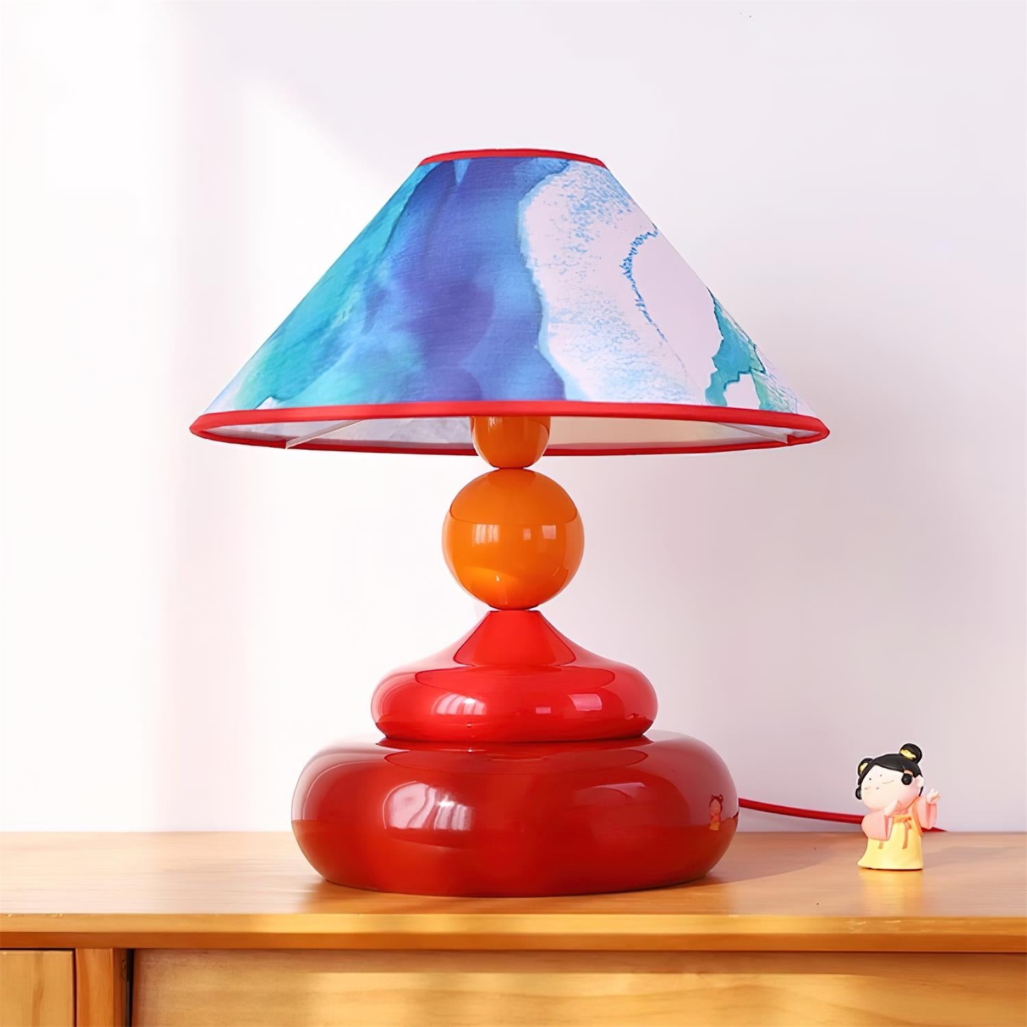Retro Decorative Colorful Stacked Table Lamp M244