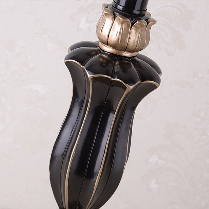 Palace Floral Resin Carved Base Table Lamp M500