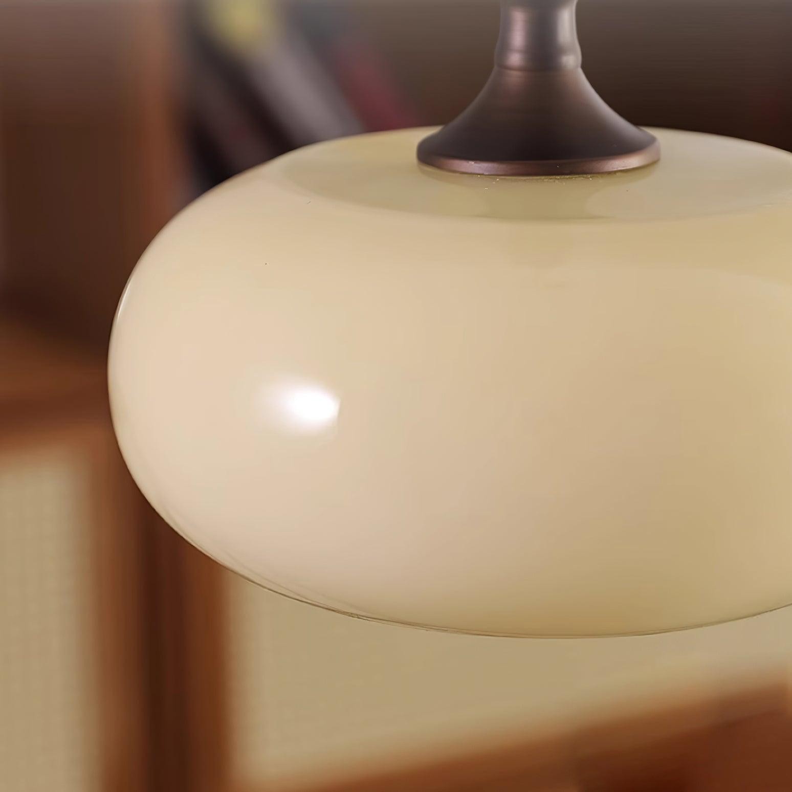 Modern Simple Cream Smooth Small Pendant Lamp M163