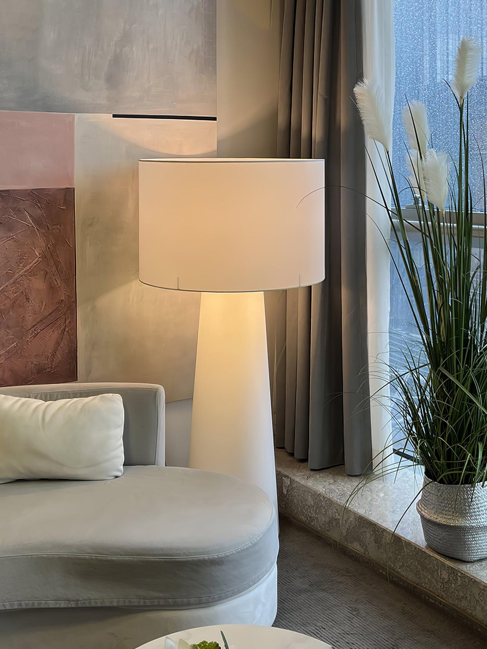 Column Fabric Floor Lamp Suitable For Living Room M561