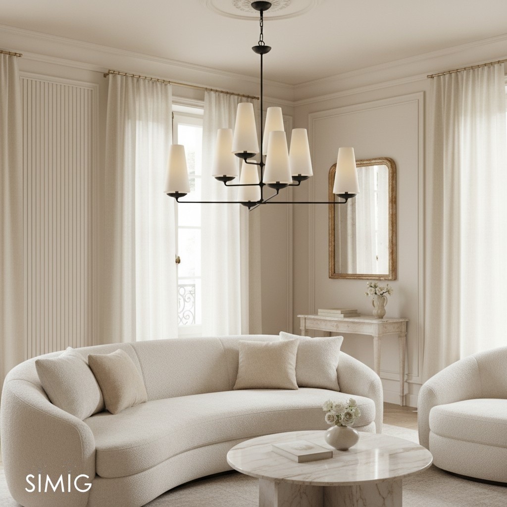 Luxe Vertical Pendant Light – Contemporary Design for Living Room T101