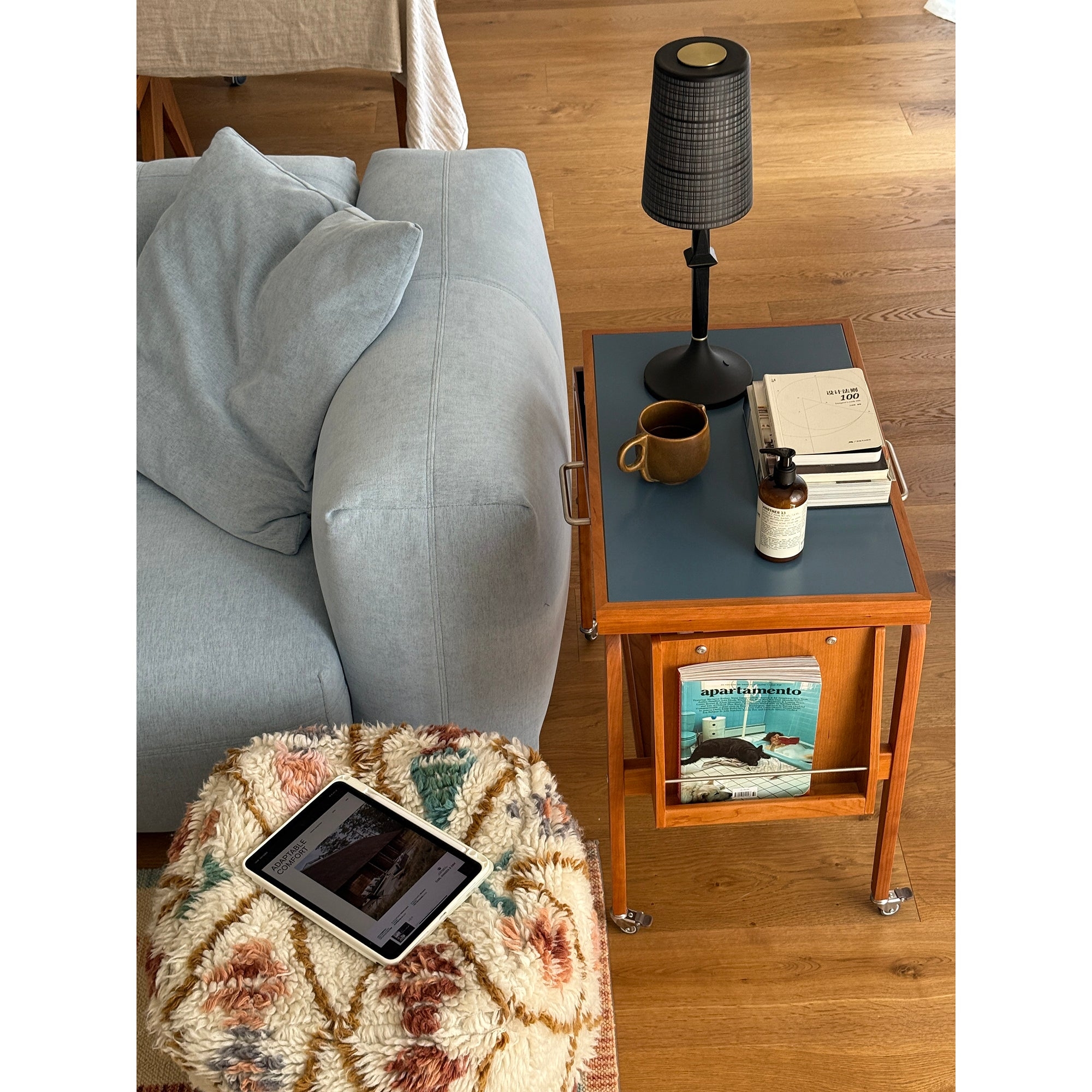 Devon Black Table Lamp (Built-in Battery) T1933