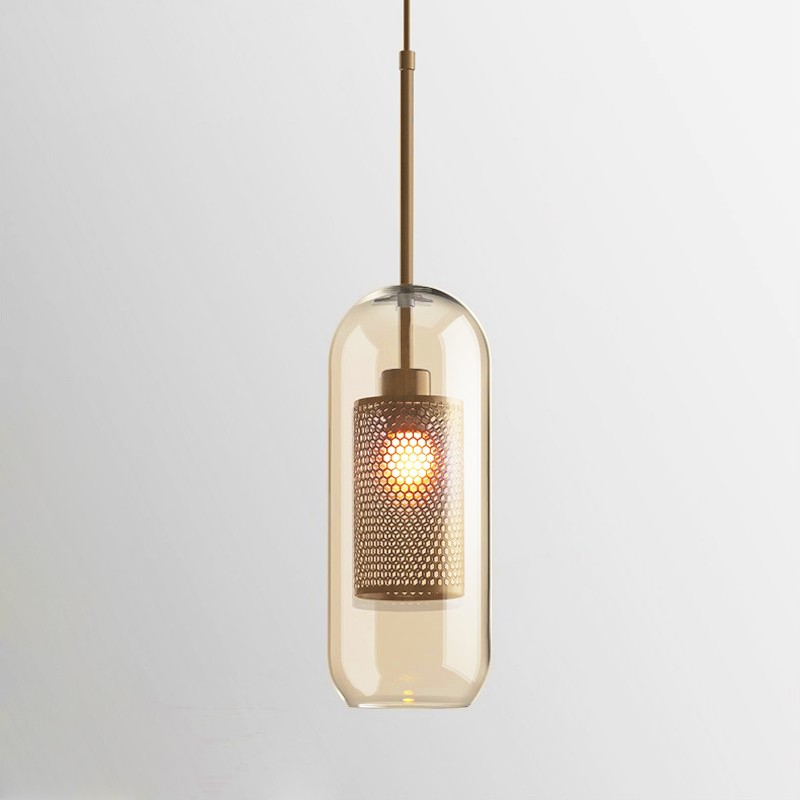 Modern Chiswick Glass Pendant Light Fixtures for Kitchen Dining Room