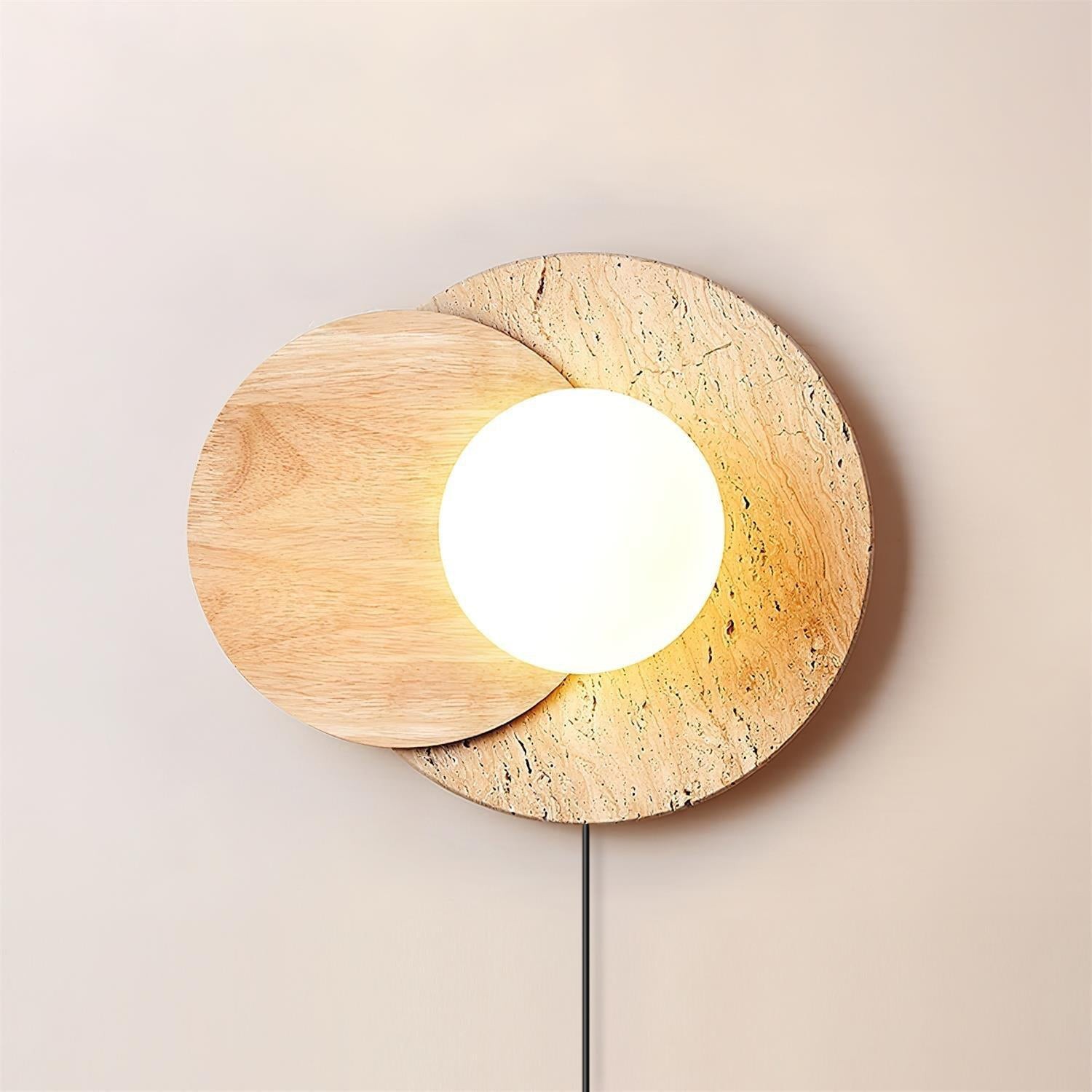 Wabi-sabi Eclipse Plug-In Wall Lamp M439