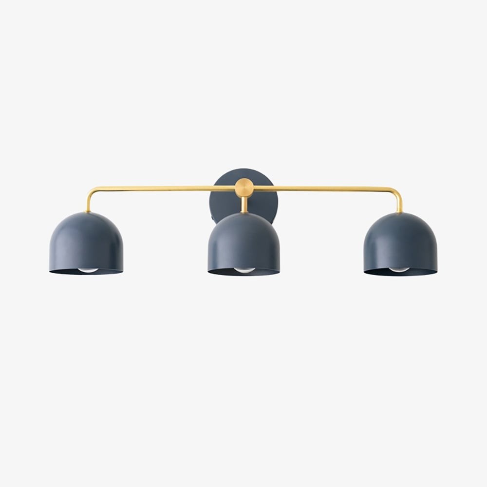 Metio Dome Farmhouse Wall Lamp - Metal Bathroom Mirror Sconce Light T450