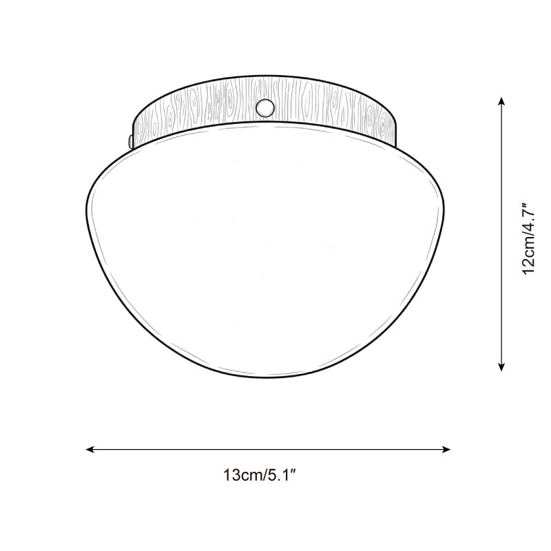 Honeyed Dome Ceiling Lamp T1541