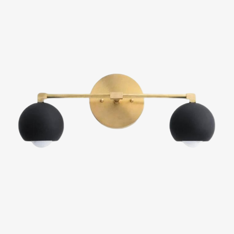 Metio Dome Decorative Vanity Light - Classic Orb Shade Bathroom Wall Lamp T324