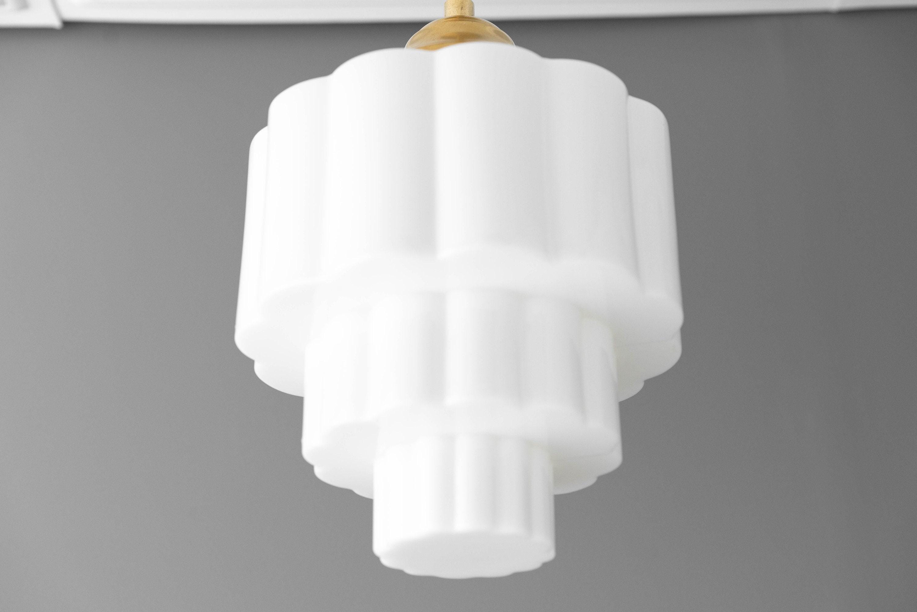 Geotower Glass Pendant Light - Elegant Home Lighting T344