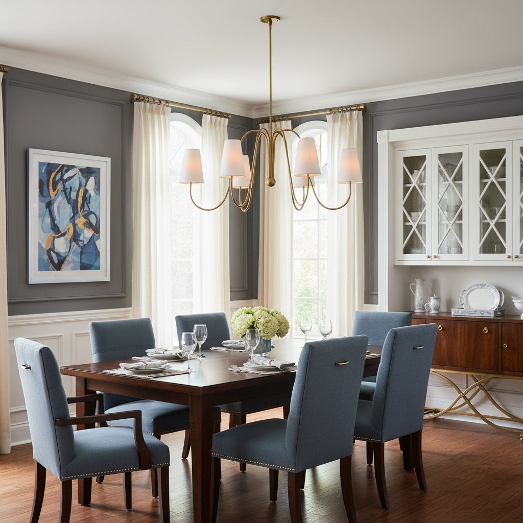 Gianna Curved Chandelier T1864