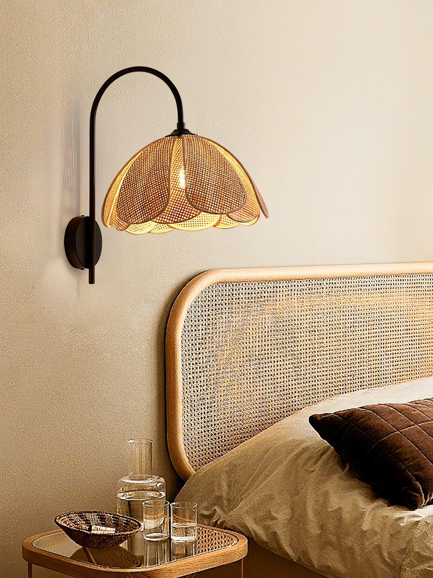 Rattan Petal Wall Lamp M512