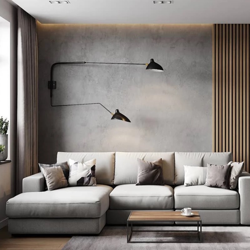 Arclume Modern Wall Light - Modern Adjustable Sconce for Living Room