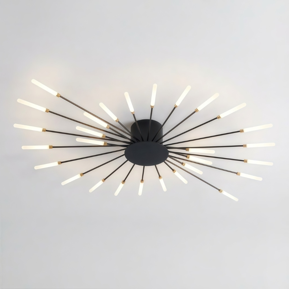 Sputnik Led Fireworks Flush Mount Ceiling Light S40
