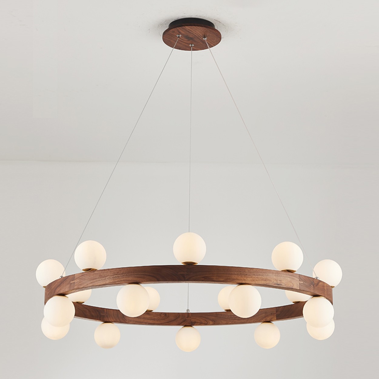 GRAND Wooden Chandelier