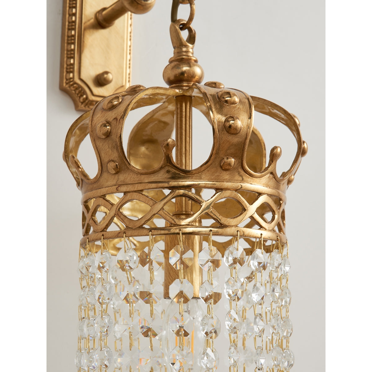 Timon Brass Crown Wall Lamp T1969