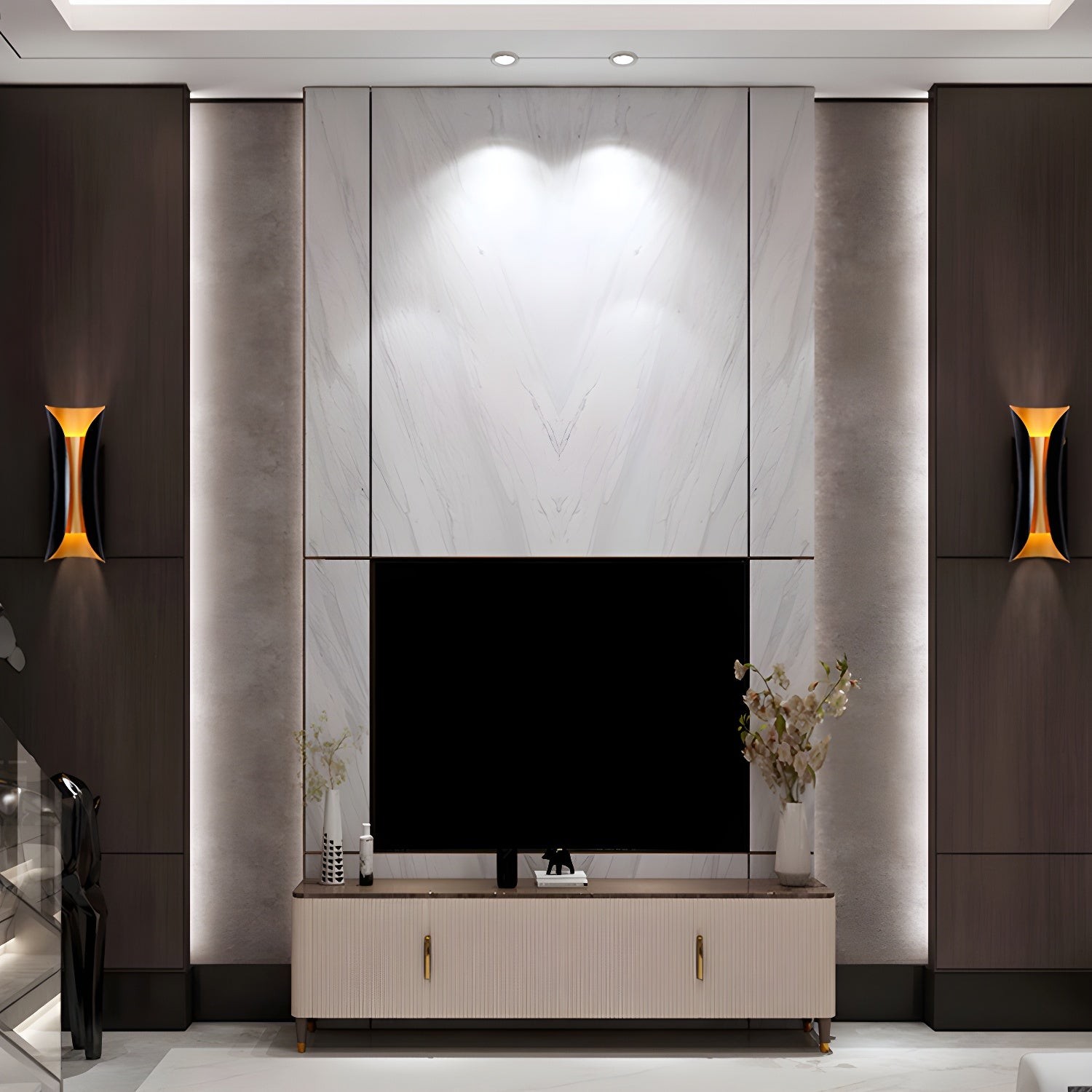 Flame Art Wall Sconce M554