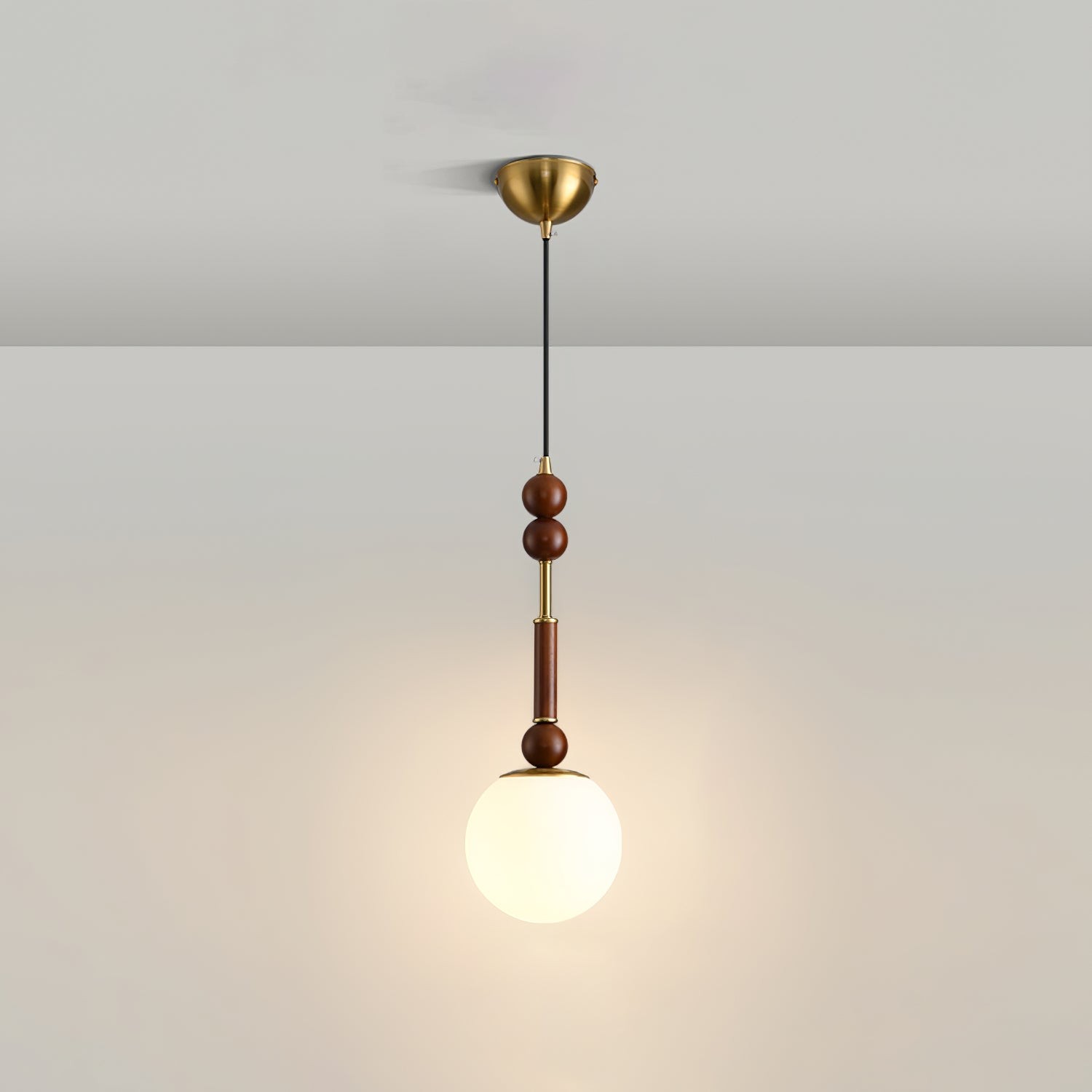 Retro Solid Wood Series Pendant Lamp M420