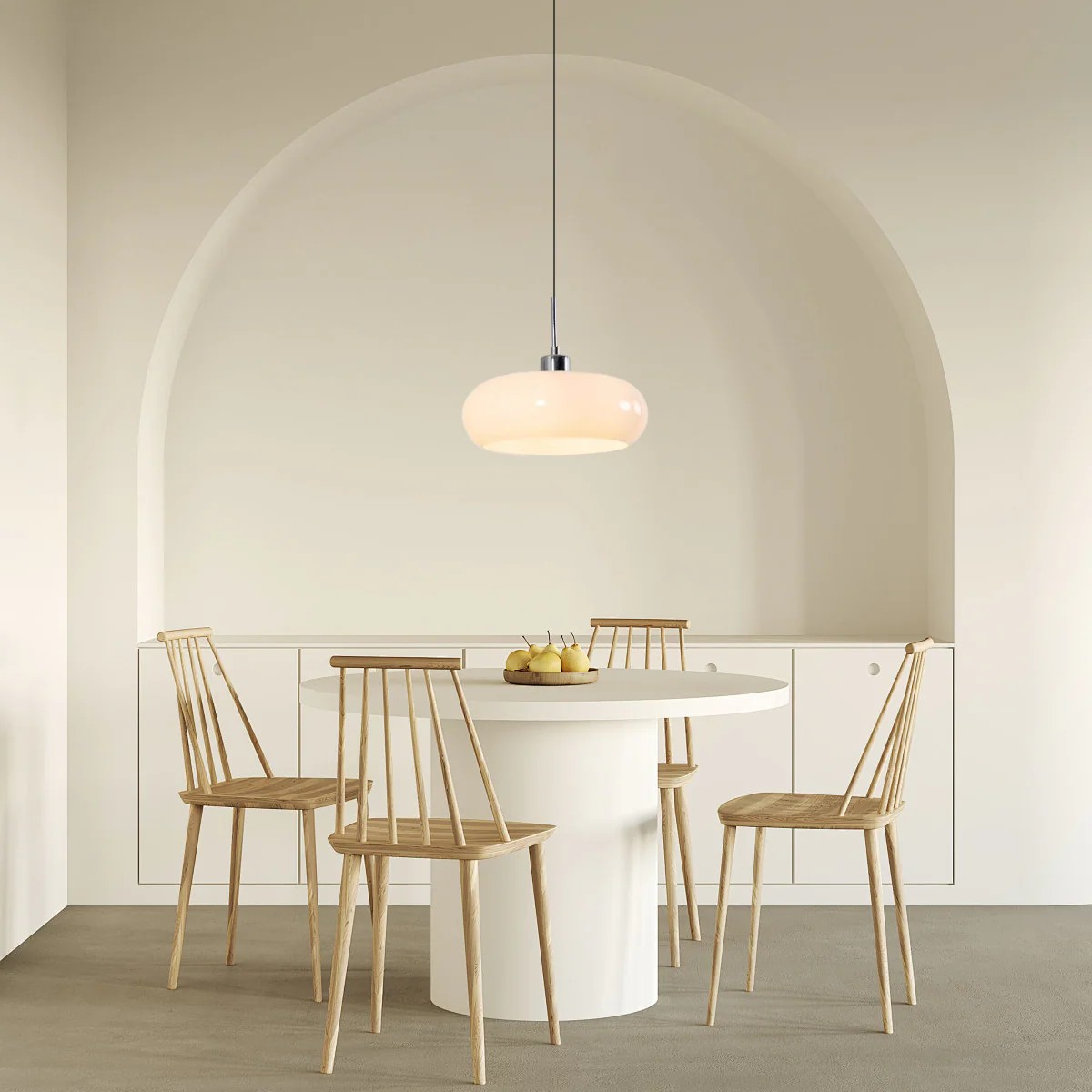 Nordic Bauhaus Glass Pendant Lamp S47